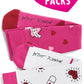 Koi Betsey Johnson Women's Compression Socks 2-Pack Women's Compression Socks Koi Love and Care S-M 