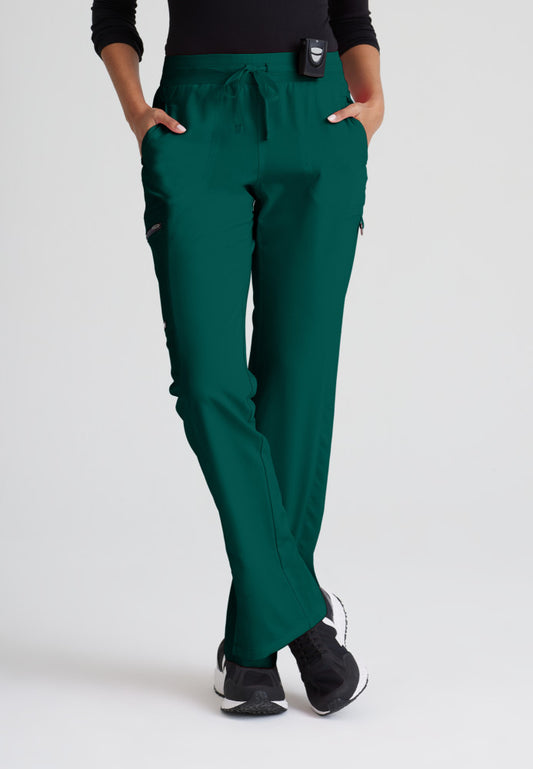 Tall Grey's Anatomy - Kim Scrub Pant Women's Tall Scrub Pant Grey's Anatomy Spandex Stretch Hunter Green XS 