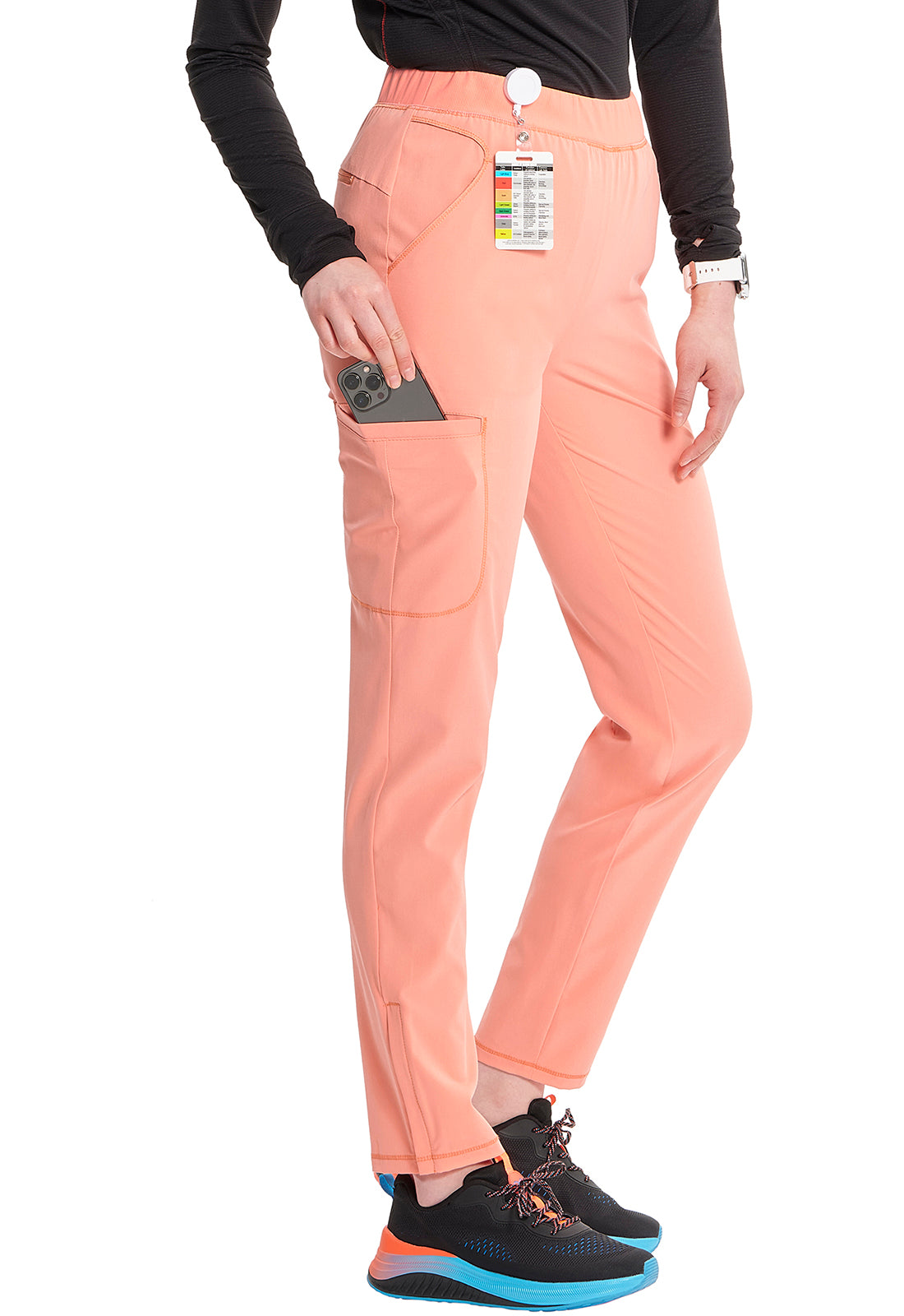 GNR8 Mid Rise Pull-on Tapered Leg Cargo Scrub Pant Women's Scrub Pant Infinity GNR8