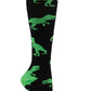 Men's Compression Socks 10-15mmHg Men's Compression Socks Cherokee Legwear T-Rex  