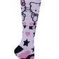 Compression Socks with Disney Prints Compression Socks Cherokee Legwear Hello Kitty Love  