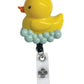 Prestige Medical Retractable ID Badge Holder Retractable Badge Reel Prestige Medical Yellow Duck  