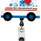 Koi Retractable ID Badge Reel Retractable Badge Reel Koi Ambulance  