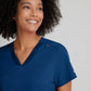 Grey's Anatomy - Bree Tuck In Scrub Top Women's Scrub Top Grey's Anatomy Spandex Stretch   
