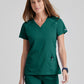 Grey's Anatomy Impact - Elevate Scrub Top Women's Scrub Top Grey's Anatomy Impact Hunter Green XXS 