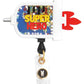 Koi Retractable ID Badge Reel Retractable Badge Reel Koi Super Hero Shot  