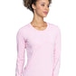 Cherokee Infinity - Long Sleeve Underscrub Knit Tee Women's Underscrub Cherokee Infinity Pink Tonic XS 
