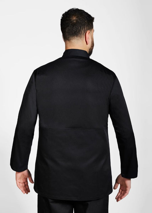 Unisex Classic Chef Coat – Long Sleeve, Mesh Back Unisex Chef Coat Mobb