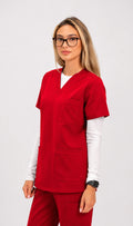 Victoria 4-Pocket Scrub Top