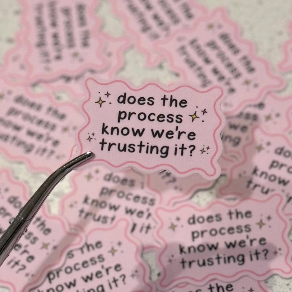 Sticker - Durable Vinyl - Does The Process Know?
