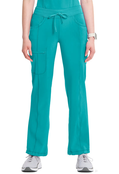 Cherokee Infinity | Straight Leg Drawstring Scrub Pant Women's Scrub Pant Cherokee Infinity Teal 2X 