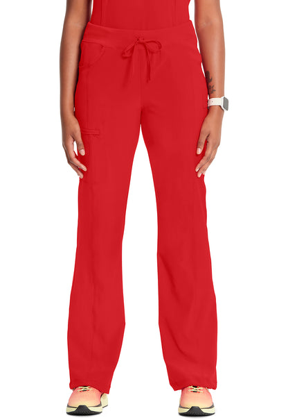 Cherokee Infinity | Straight Leg Drawstring Scrub Pant Women's Scrub Pant Cherokee Infinity Red M 