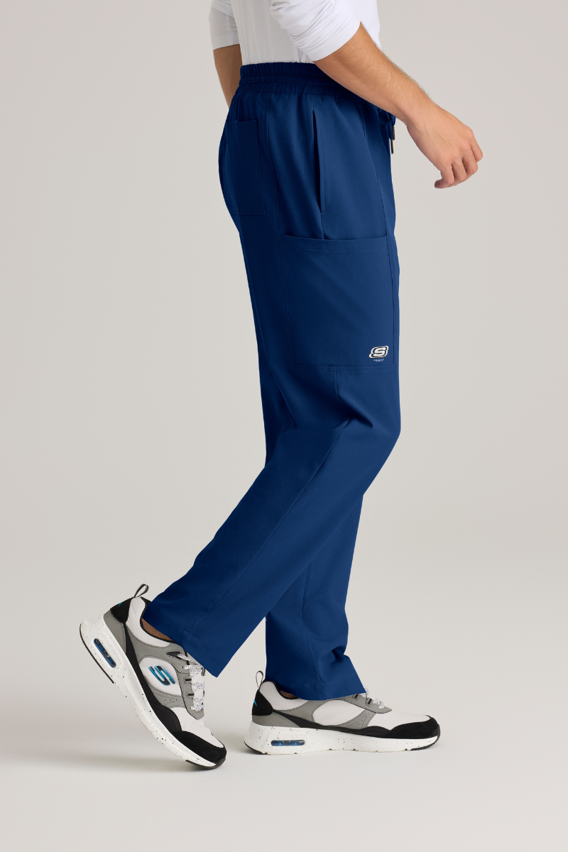 Compass 5-Pocket Elastic Waistband Straight Leg Pant Men's Scrub Pant Skechers by Barco