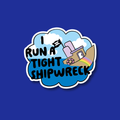 Interchangeable Badge Topper: I run a tight shipwreck