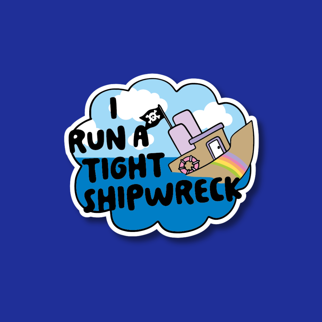 Interchangeable Badge Topper: I run a tight shipwreck