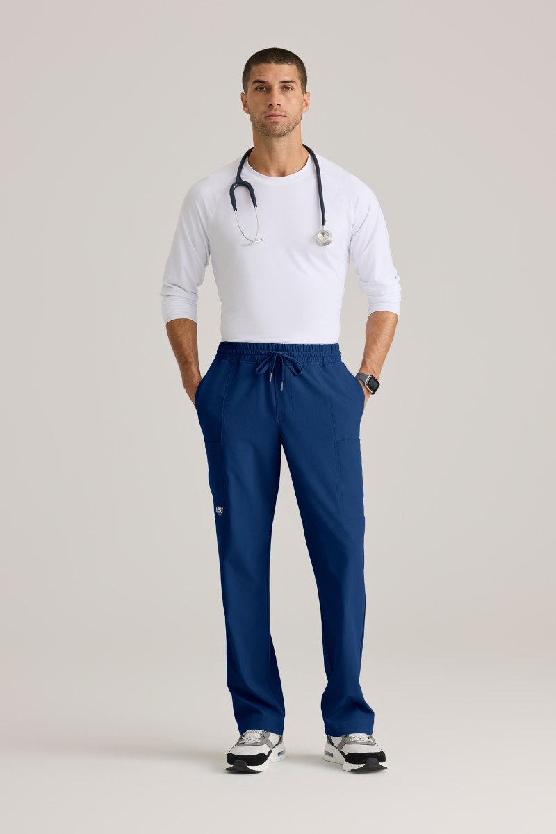 Horizon Slim 5-Pocket Cargo Scrub Pant Men's Scrub Pant Skechers by Barco