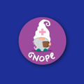Interchangeable Badge Topper: Gnope