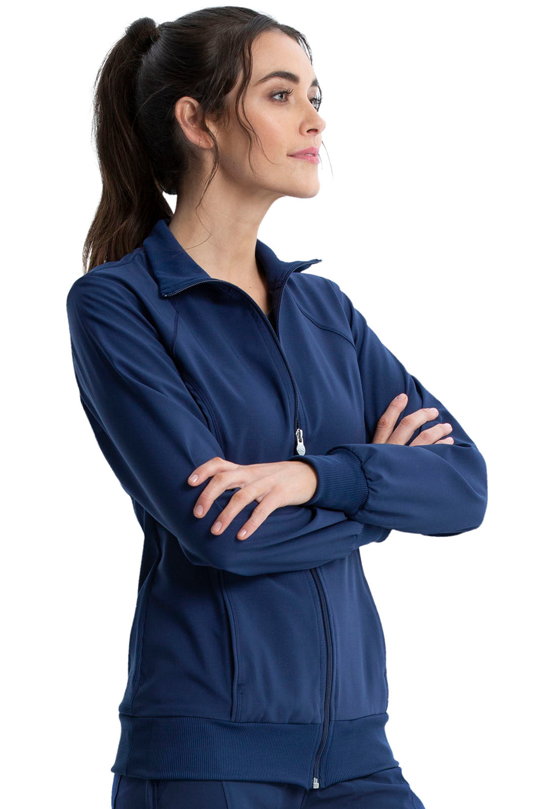 Cherokee Infinity Jacket - Women's Zip Front Scrub Jacket – Lasalle Uniform