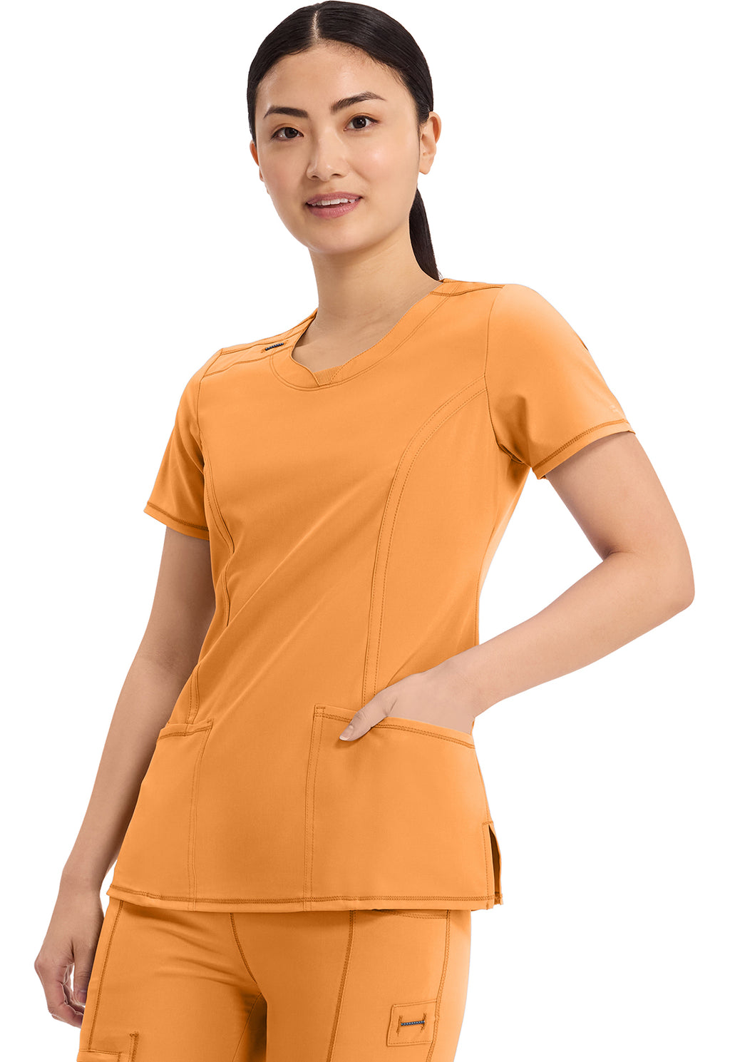 Infinity Round Neck Scrub Top