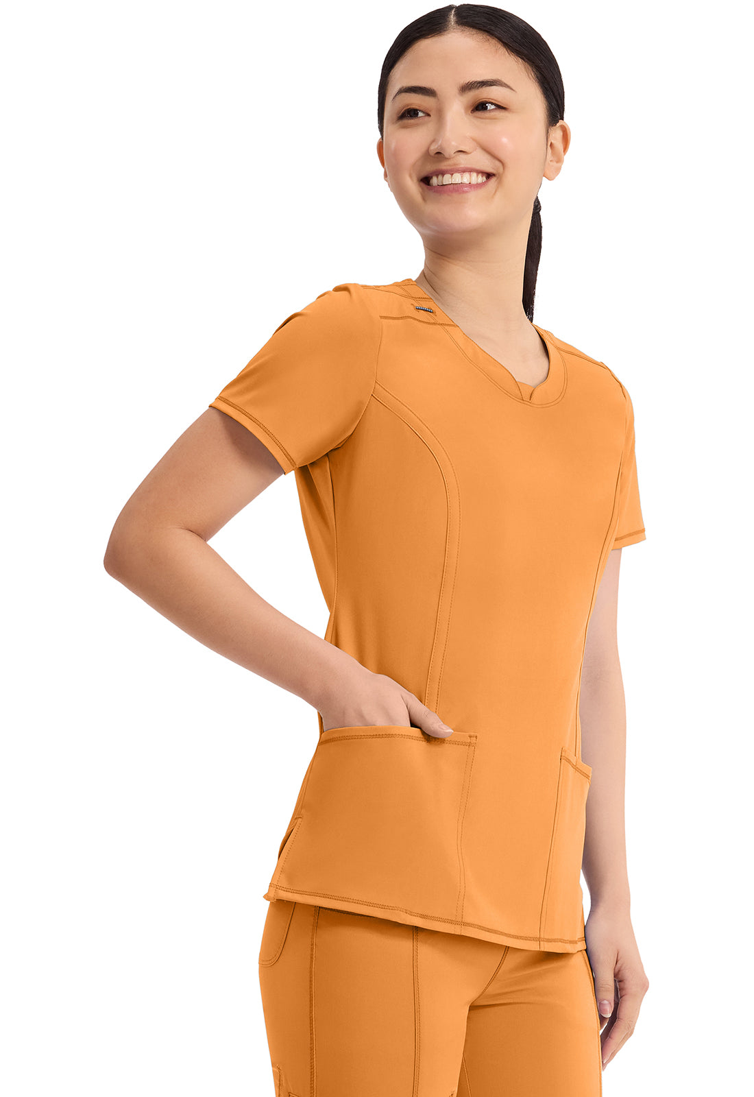 Infinity Round Neck Scrub Top