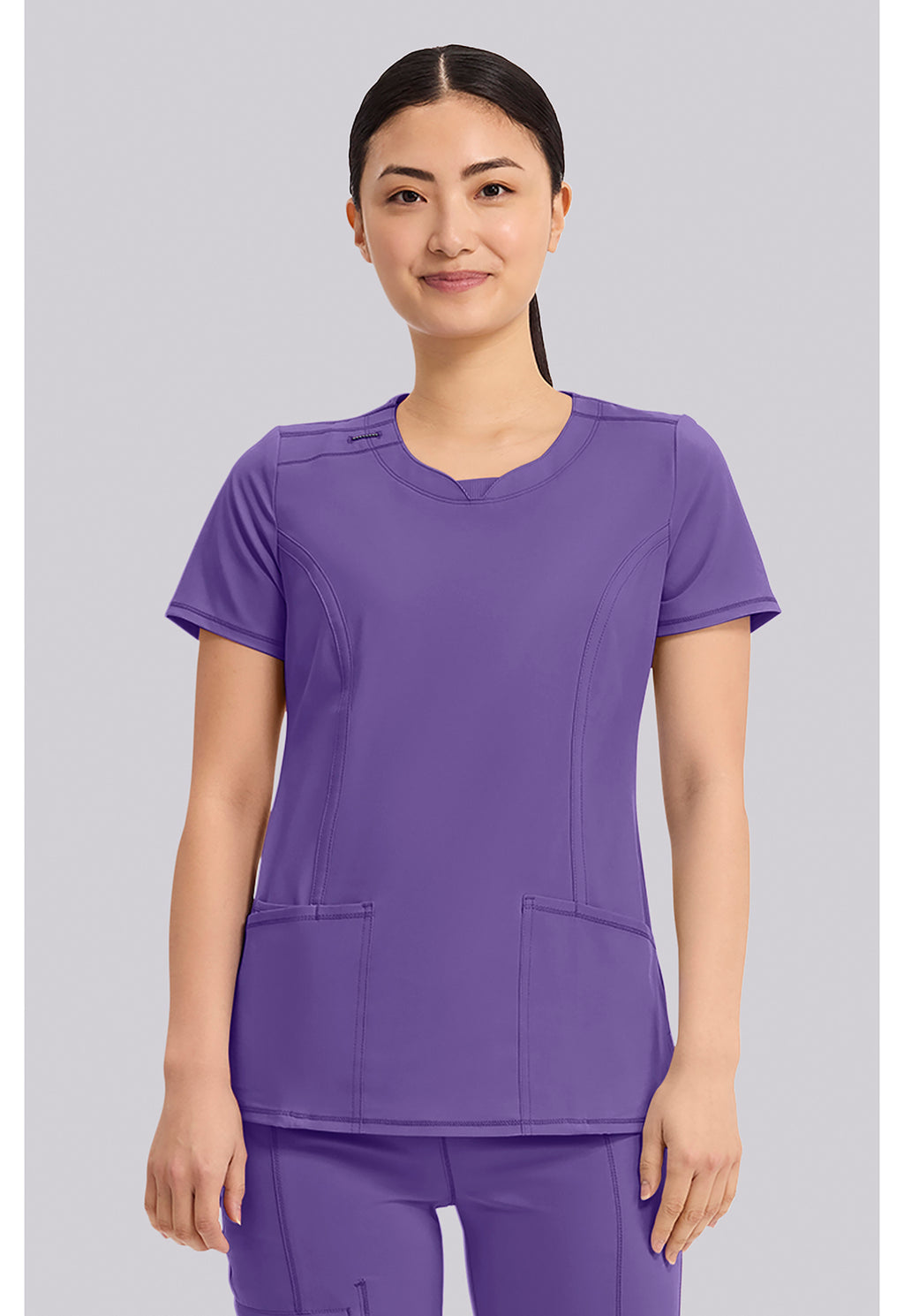 Infinity Round Neck Scrub Top