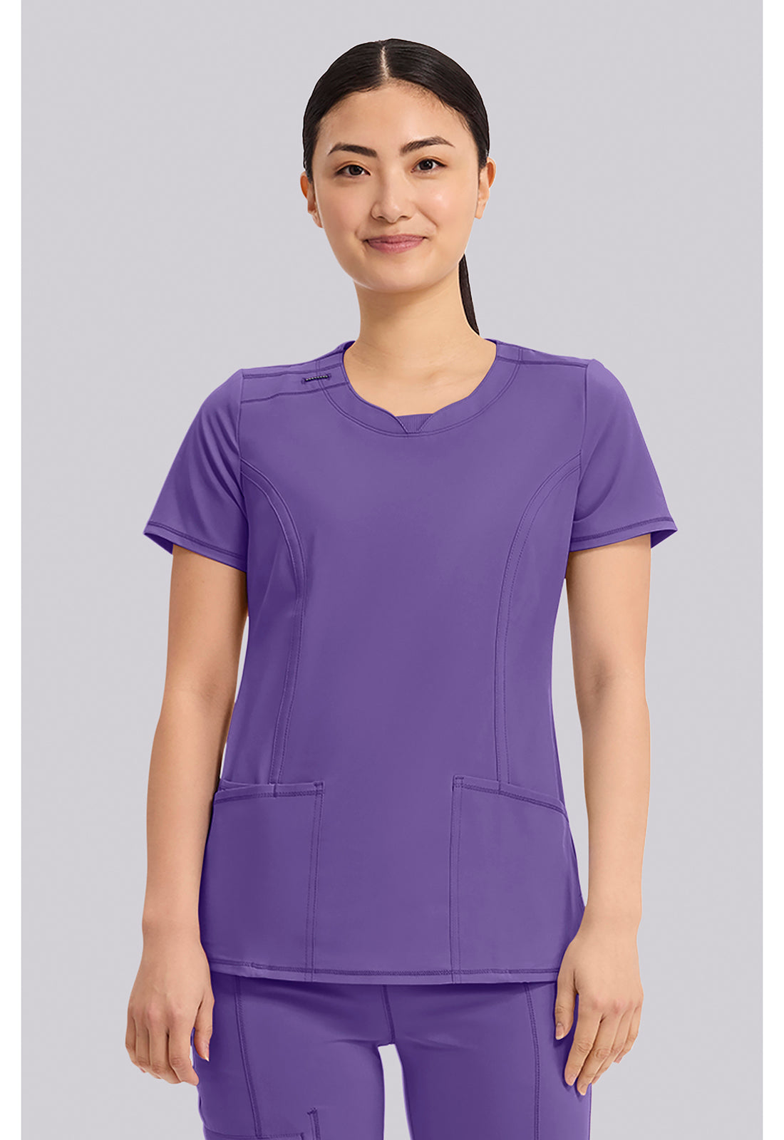 Infinity Round Neck Scrub Top