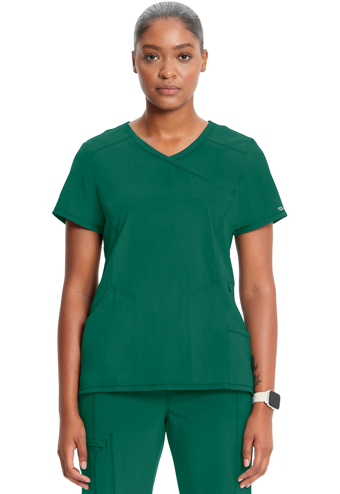 Infinity Mock Wrap Scrub Top Women's Scrub Top Cherokee Infinity