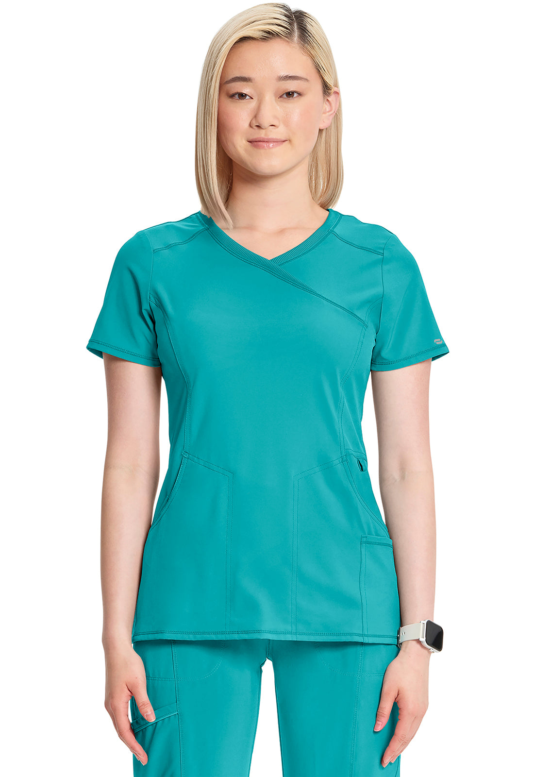 Infinity Mock Wrap Scrub Top Women's Scrub Top Cherokee Infinity