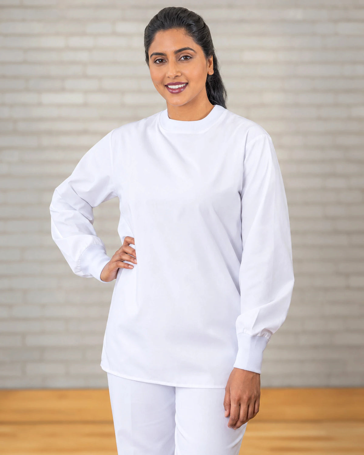 Unisex Crew-Neck Scrub Top