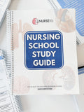 Front view of Nursing School Study Guide 2026 book