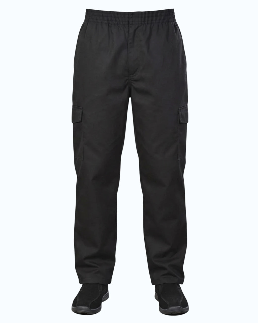 Premium Uniforms 3042 Cargo Chef pant in the colour black.