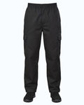 Premium Uniforms 3042 Cargo Chef pant in the colour black.