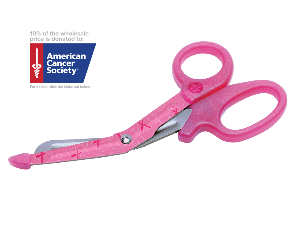 MiniMedicut® Nurse Shears 5 1/2" Bandage Scissors American Diagnostic Breast Cancer Awarness  