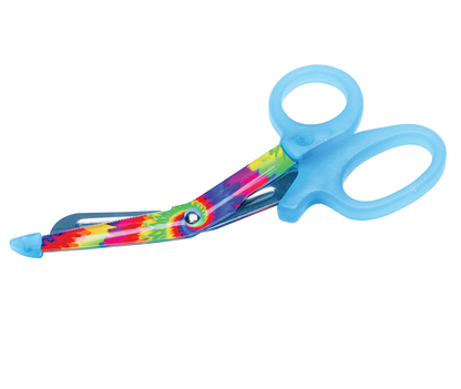 MiniMedicut® Nurse Shears 5 1/2" Bandage Scissors American Diagnostic Rainbow Tie Dye  