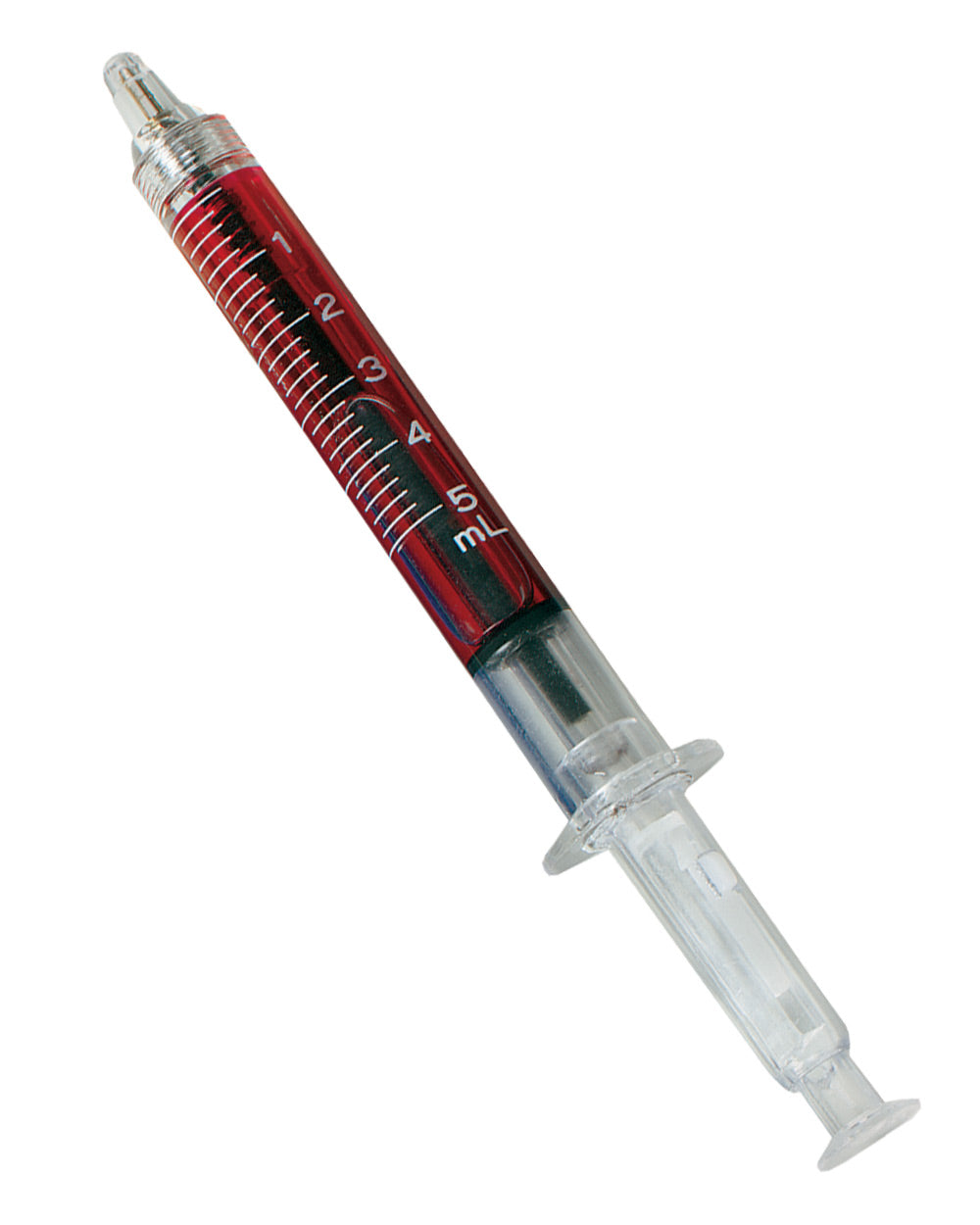 Liquid Syringe Pen with Red Liquid – Black Ink Syringe Pen Prestige Medical