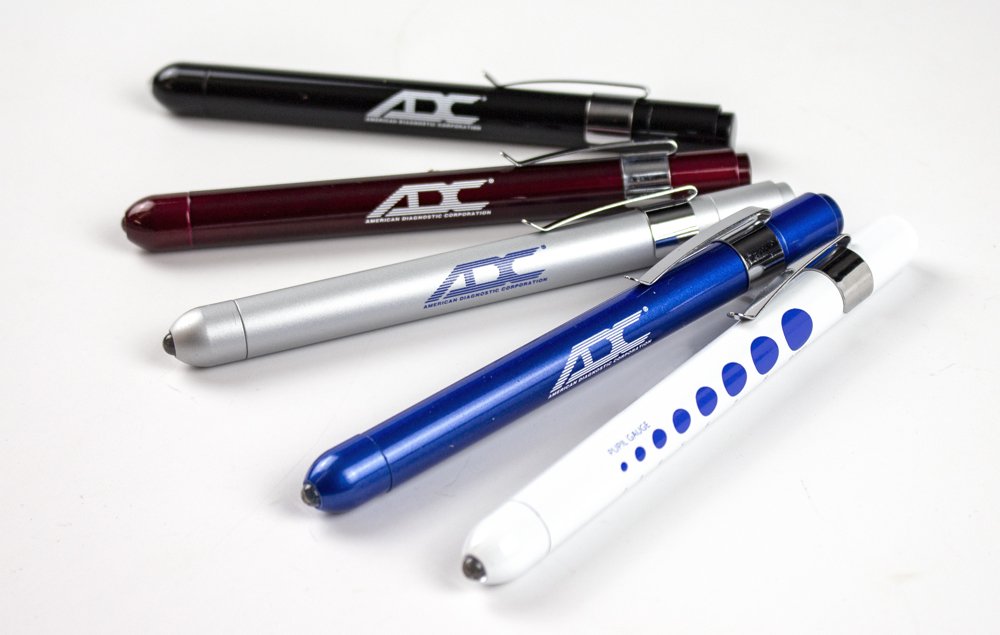Reusable Penlight with Pupil Gauge Pen Light ADC