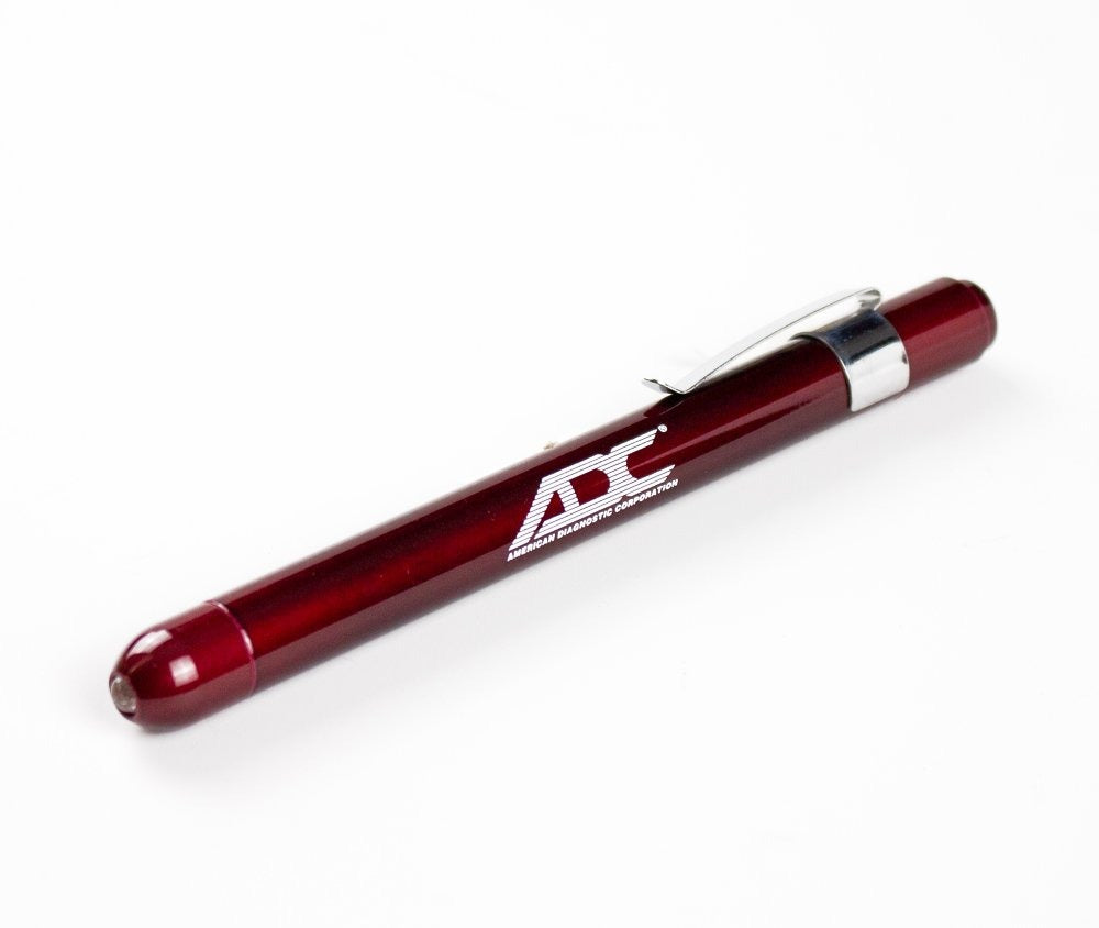 Reusable Penlight with Pupil Gauge Pen Light ADC Red