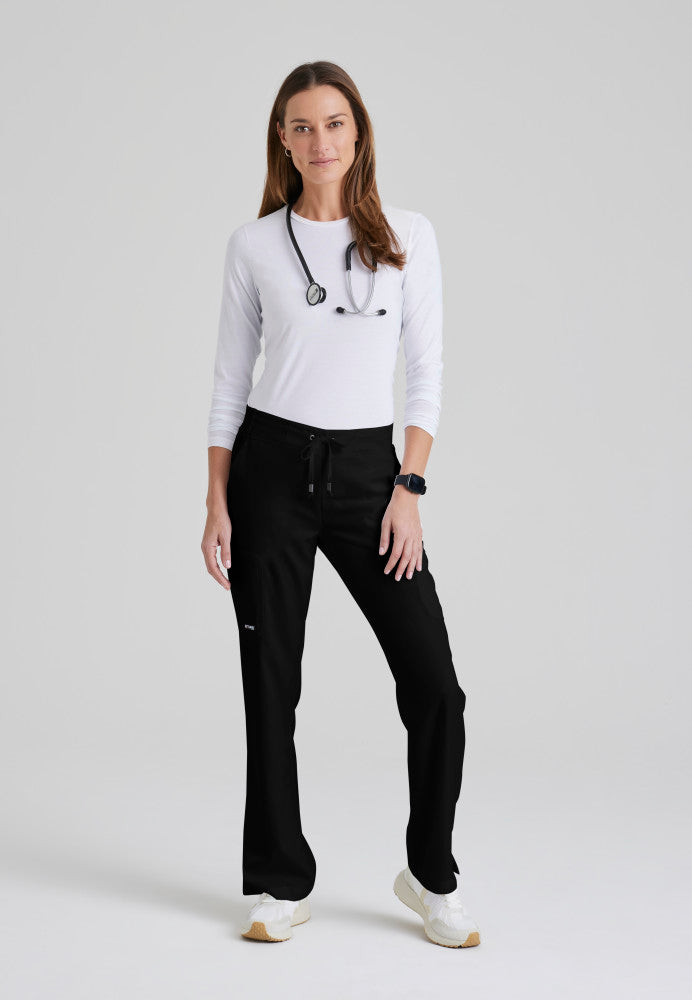 Grey's Anatomy Classic Mia Scrub Pant - 6 Pocket Scrub Pants in Black