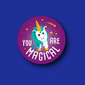 Interchangeable Badge Topper: You are magical