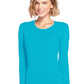 Long Sleeve Underscrub Knit Tee Women's Underscrub Cherokee Workwear Turquoise XS