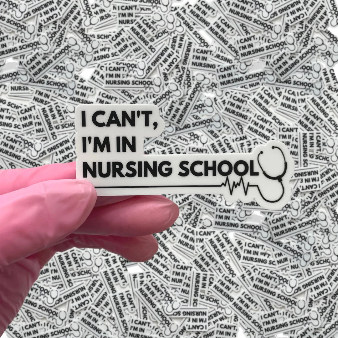 NurseIQ Stickers Stickers NurseIQ Nursing School  