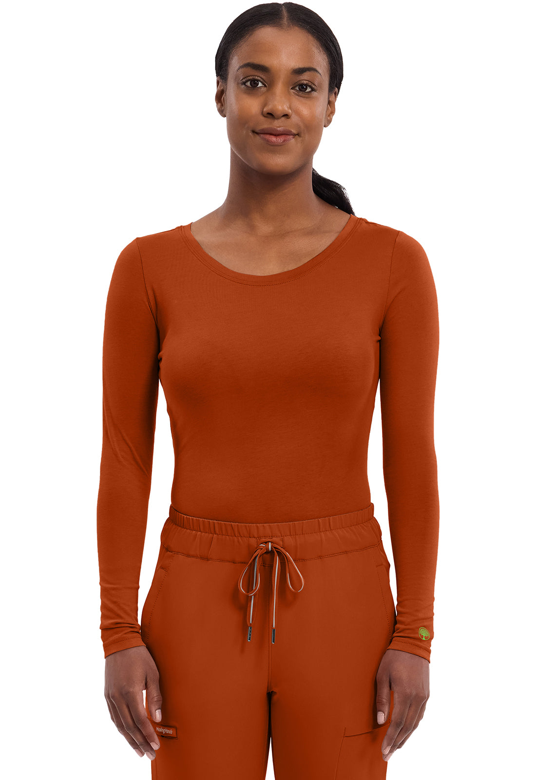 Melissa Underscrub - Longsleeve Tee Women's Underscrub Healing Hands Warm Sunrise XXS