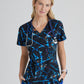 Thrive Print Scrub Top Women's Print Scrub Top Barco One Arcade Dreams XXS