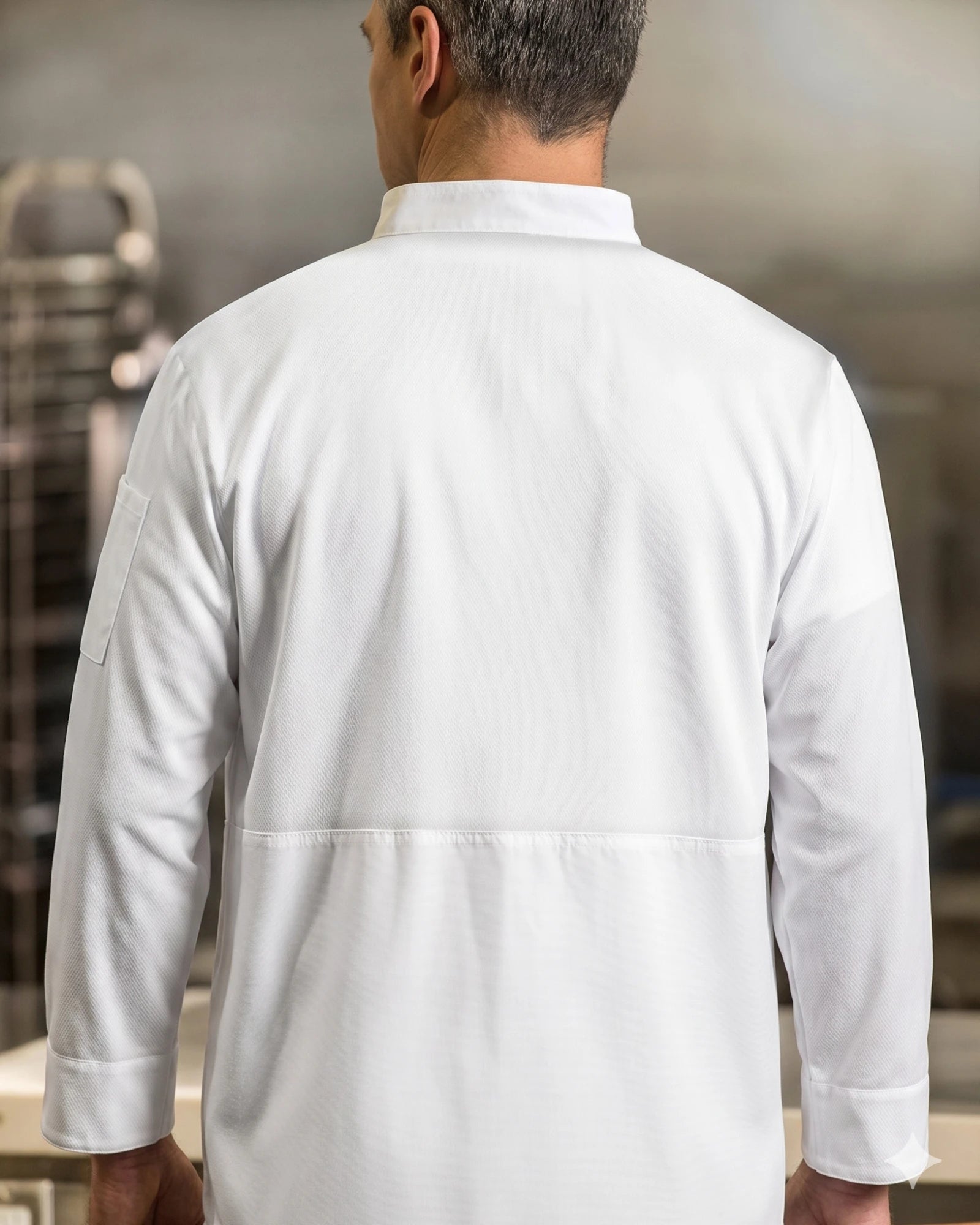 Aero Double-Breasted Chef Coat with Mesh Back Panel
