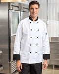 Chef Coat with Contrast Trim