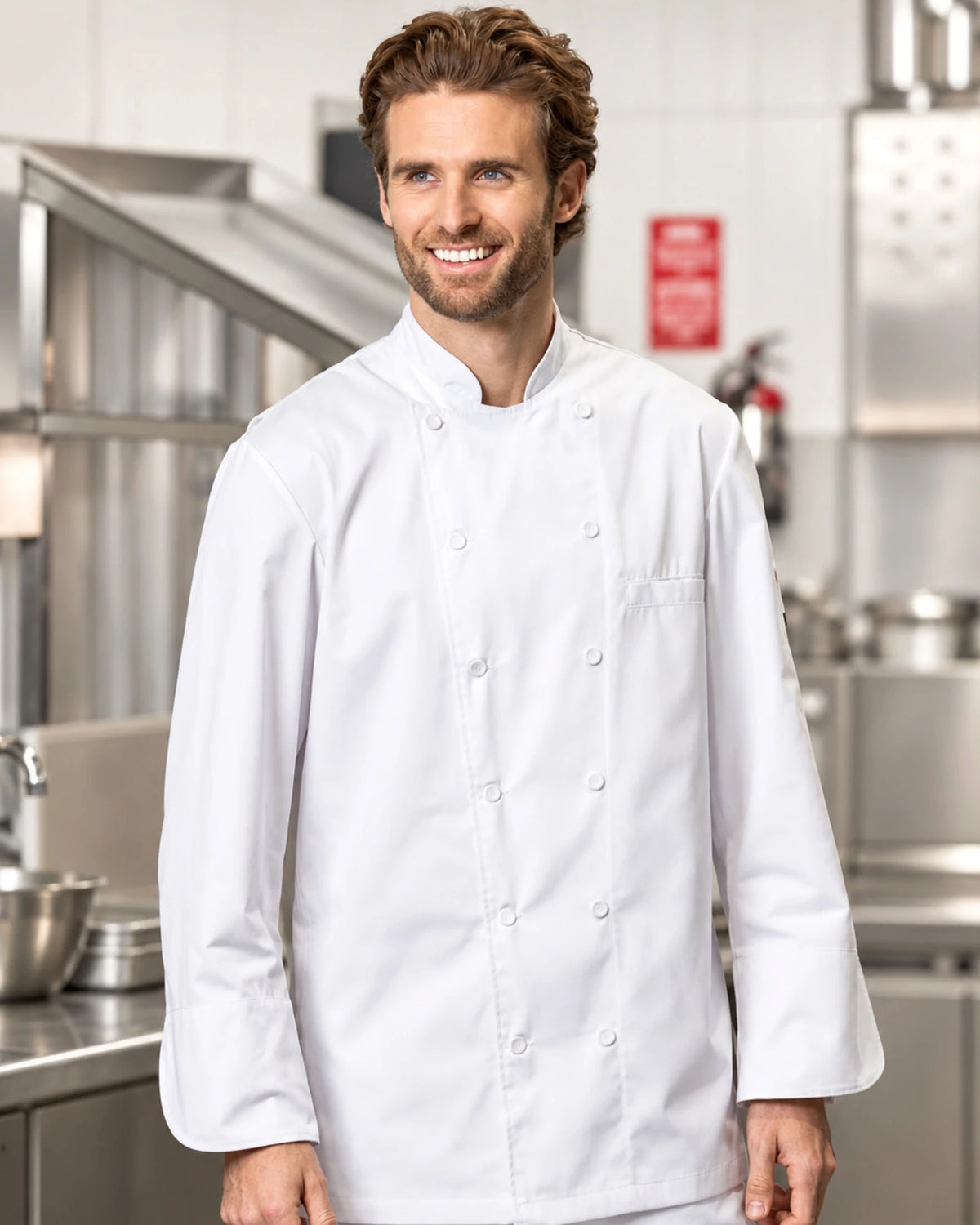 Chef Coats with Mesh Yoke