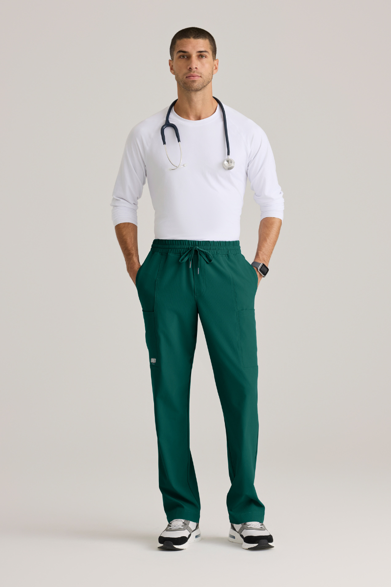 Horizon Slim 5-Pocket Cargo Scrub Pant Men's Scrub Pant Skechers by Barco