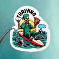 Sticker - Thriving Skeleton - Durable Vinyl