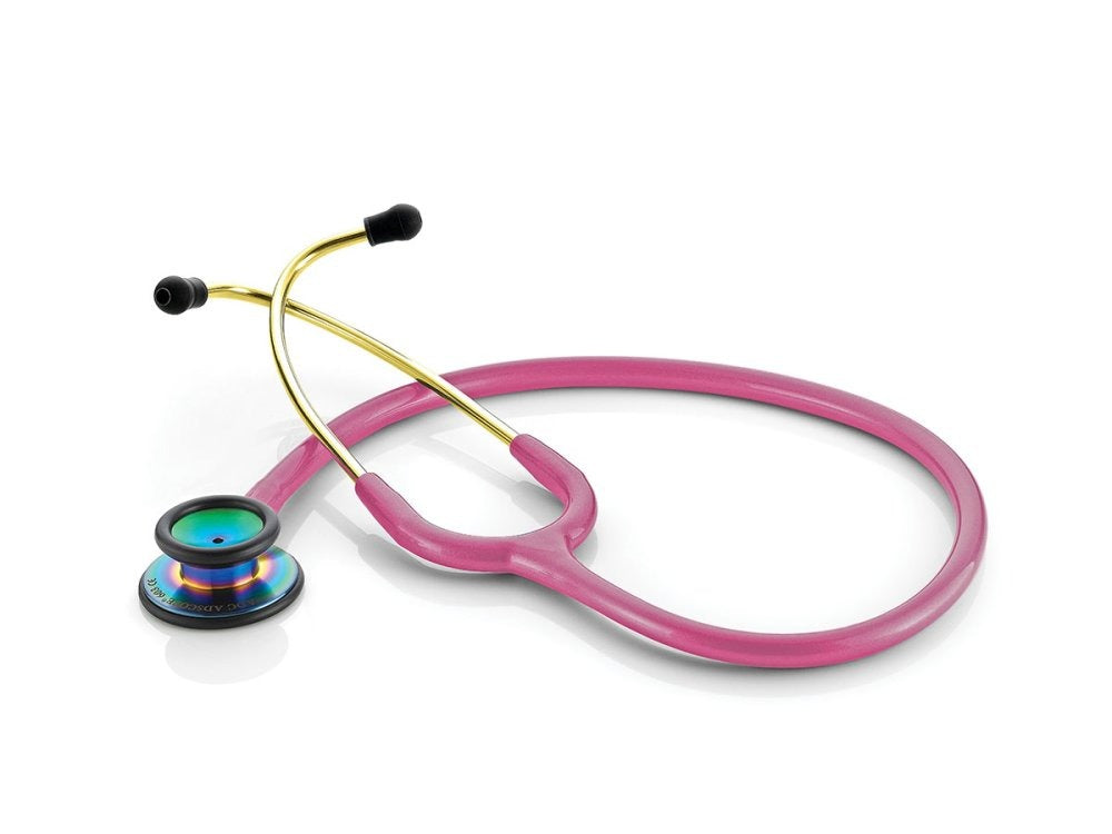 Adscope® 603 Clinician Stethoscope Stethoscope American Diagnostic Iridescent Metallic Raspberry