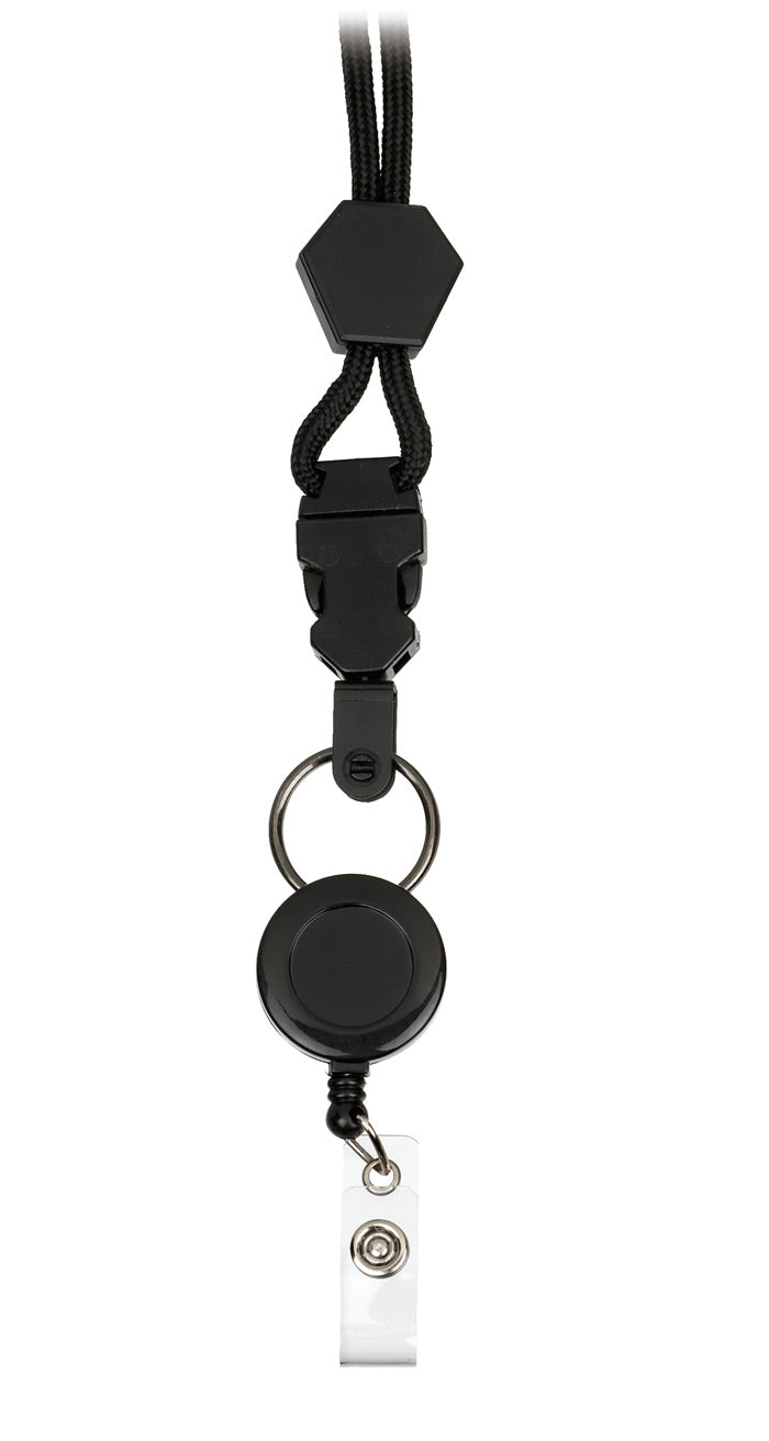 Retractable Neck Lanyard Lanyard Prestige Medical Black  